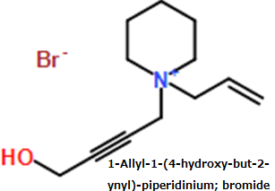 CAS#1-Allyl-1-(4-hydroxy-but-2-ynyl)-piperidinium; bromide